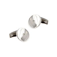 Cufflinks Man in Silver Diamante 5052 GEM